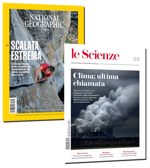 ABBONAMENTO ANNUALE A NATIONAL GEOGRAPHIC + LE SCIENZE